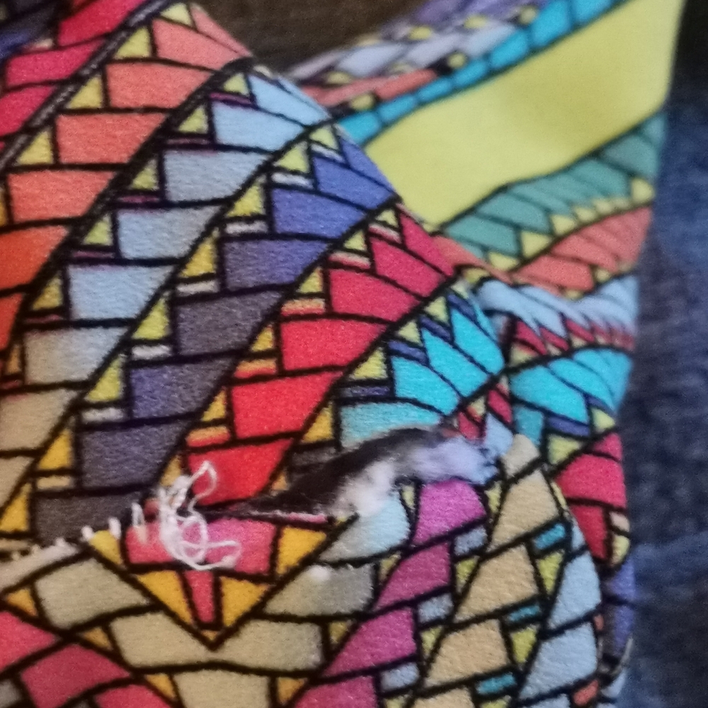 Yellow geometric full My Corpo Lindo Bodysuit S/M - Picture 6 of 6